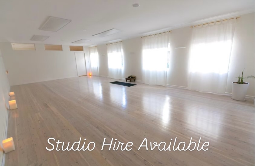 AVAILABLE FOR HIRE: Our beautiful studio is available for your mindful workshops, day retreats, trainings and more. You can DM or email to find out more. $55.00ph or reduced rate for 3 hours or more.