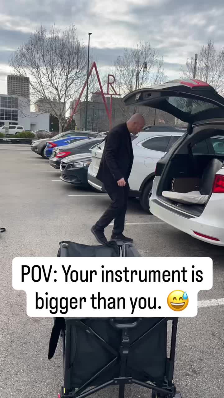 POV: Your instrument is bigger than you. 😅
Moving a harp is basically like moving furniture to every gig… but after years of weddings and events, I’ve got it down to a science.
Shoutout to my husband Ian for helping get it out of the van in this video! (But, yes, I do load it by myself all the time too!) 🎶
#harpistlife #harpmusic #weddingmusician #behindthescenes #giglife #musicianlife #harpist