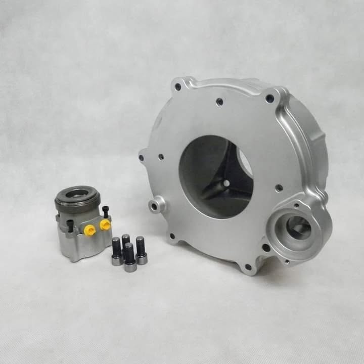 This newly machined bellhousing is fresh out of our vapour blaster and looking the part all ready for assembly! 🤩
Accompanied with a TTV clutch and flywheel and an AP clutch release slave cylinder and spacer, this is all ready to mount to the V8 Caterham Levante engine and Sadev SCL82-17 gearbox 🏁⚙
We at SWR design, machine and vapour blast adaptor plates, bellhousings, mounts and more all in-house - please feel free to contact us with your requirements; our team will be happy to advise and accommodate! ✉📞😀
#swrmotorsport #Sadev #competition #racing #motorsport #design #engineering #DesignandEngineering #machining #aluminium #cnc #aquablast #cncmachining #gearbox #transmission #CAD #UK #vapourblasting #vaporblasting #apracing #ttvracing