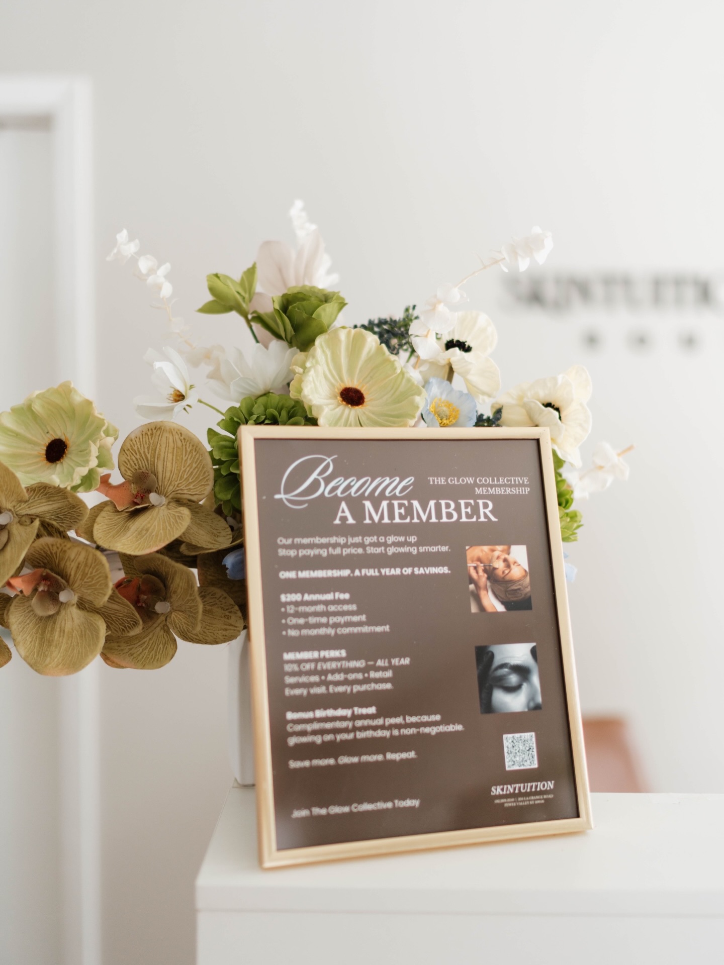 ✨ Are you a member yet?✨
Stop paying full price and start glowing (and saving).
With the Glow Collective Annual Membership — your year-long pass to exclusive perks and savings.
For a one-time $200 annual fee, members get:
🤍 10% OFF everything, all year (services, add-ons, retail)
🤍Stack your savings with our promos & sales
🤍FREE birthday peel (up to $200+ value)
🤍Share the glow – gift your 10% discount to a friend for one month
Your glow, your perks, your savings — for a full year.
✨ Ready to glow and save?
Head to Skintuitionky.com and sign up online or (502)309-5050