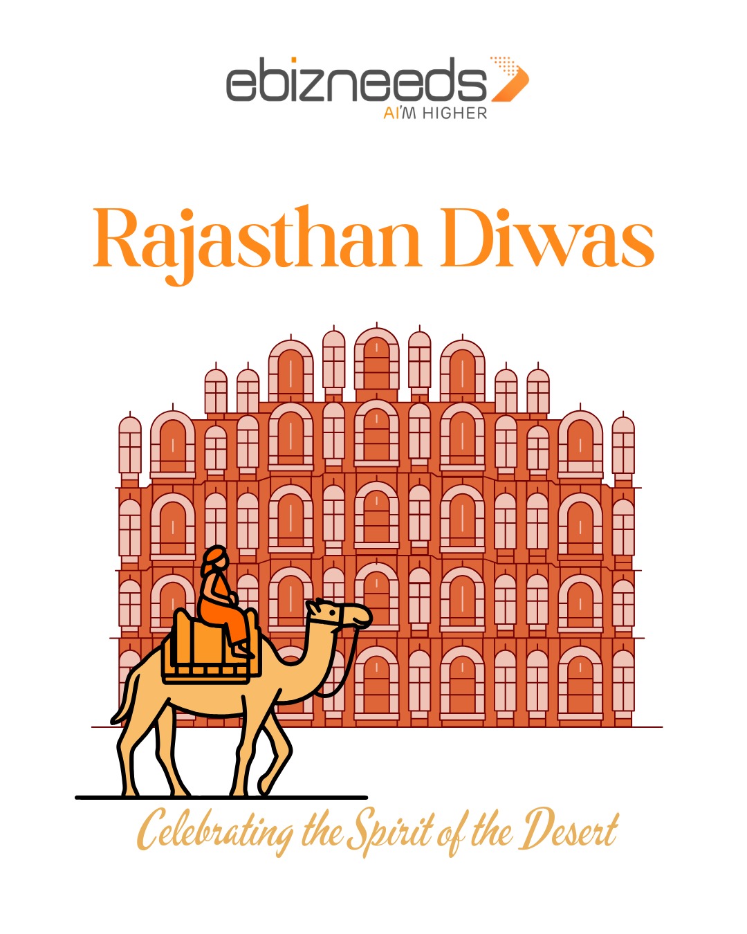 Desert roots. Digital wings.
Celebrating 77 years of a land that proves growth can rise from anywhere – ebizneeds
#RajasthanDiwas #77YearsOfPride #ebizneeds #DigitalDesert #InnovationJourney