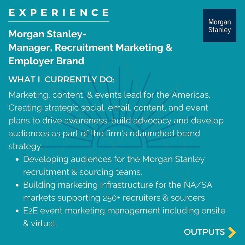 Morgan Stanley - Employer Brand.