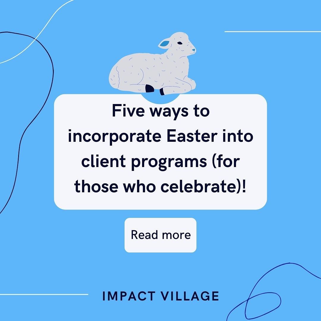 Happy Easter to those in our community who celebrate!
Continuing from our last post, with respect to learning about the different holidays that people in your community celebrate, and how to create programs that will support people with participating in family traditions and celebration, we wanted to talk about Easter!
#ABA #CulturalHumility #CommunityParticipation