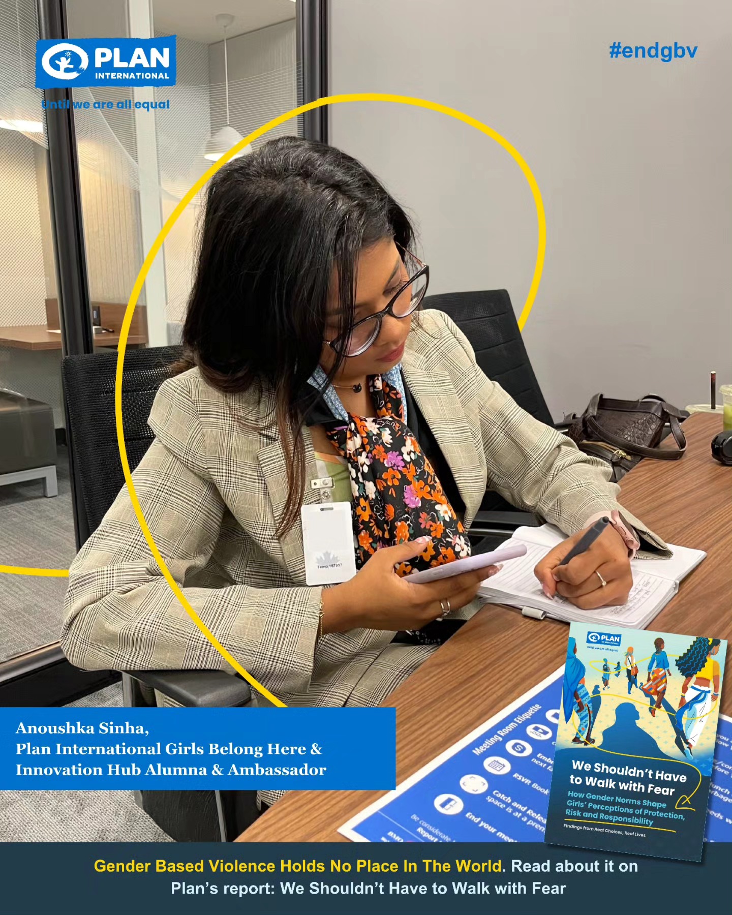 🎙I was barely a teenager, hosting my own radio show, when I asked a question at a press briefing that was met with deafening silence but it still lingers in my mind:
“Why do girls have to change the way we live, dress, or move just to feel safe?”
This wasn’t just a question that I asked it was a reflection of the world I was growing up in, a world that kept asking girls to shrink themselves for survival
Since then, I’ve had the privilege of working across the globe, across multiple nations, governments, grassroots communities, charities to directly shape policy with ministers and heads of state, to challenge the deep-rooted norms that allow gender-based violence (GBV) to exist in silence.
✊️One such organisation is Plan International whom I have had the honour of working with over the years and now, as an alumna of their Girls Belong Here and Innovation Hub programs in Canada, and a current Ambassador, I’m proud to collaborate with Plan USA to amplify this powerful new report.
✍️It unpacks how control is disguised as protection, how “being careful” becomes a lifetime burden, and how GBV thrives, in homes, classrooms, streets, and screens.
Most powerfully, it puts survivor voices at the center where they belong.
Abusers don’t hold any power.They Never Did. They Never Will. Survivors do.
➡️Swipe to read some powerful testimonies from girls around the world.
📱Link in my highlights to read the full report.
Let’s keep asking the uncomfortable questions and refusing to accept silence as the answer.
#EndGBV #SurvivorVoices #GenderNorms #FreedomNotFear #SDG5 #AnoushkaSinha #ReclaimPower #ShiftTheNarrative