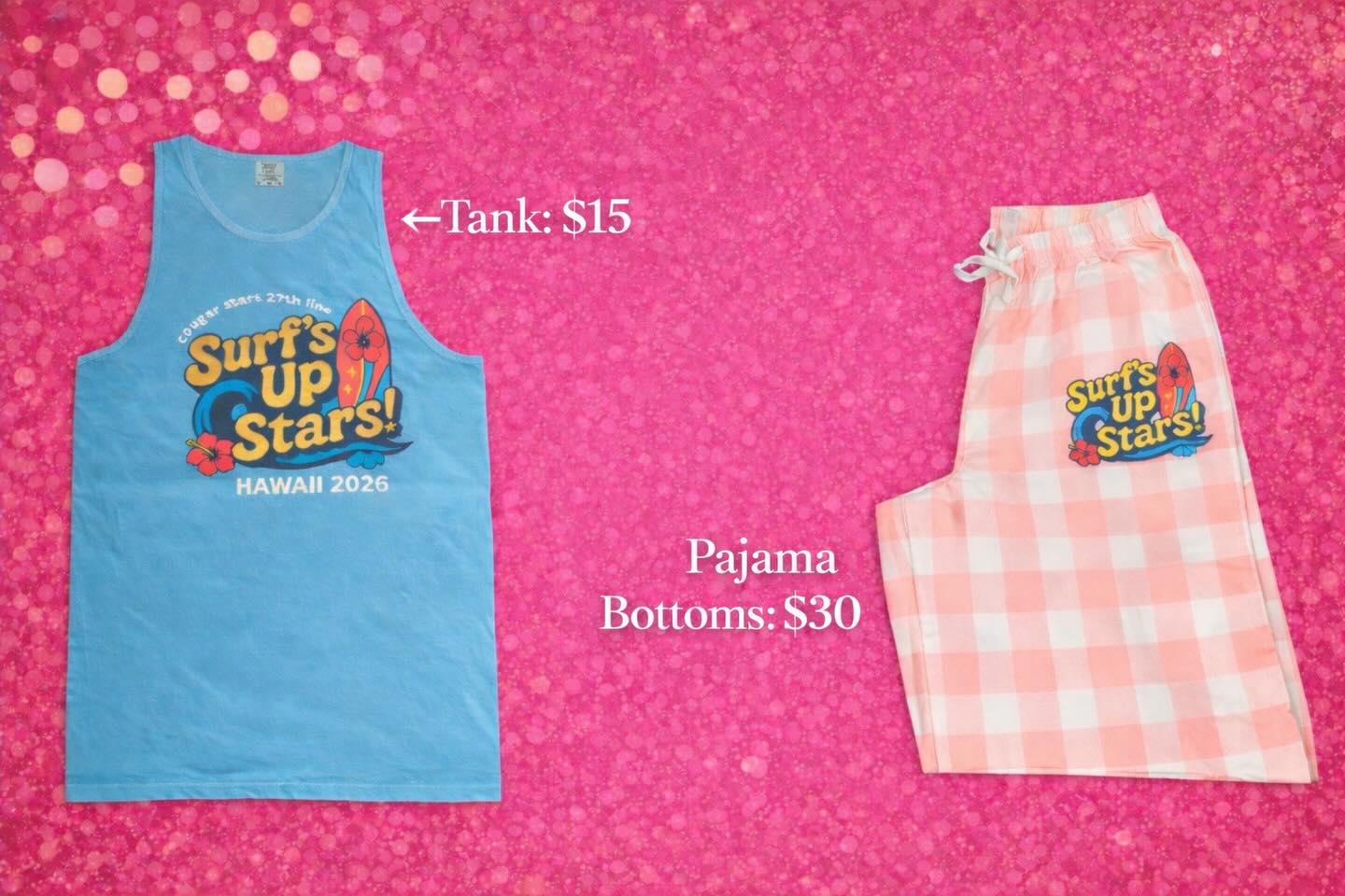 The cutest Hawaii sleep set 🏝️
Tank $15
Pajama bottoms $30