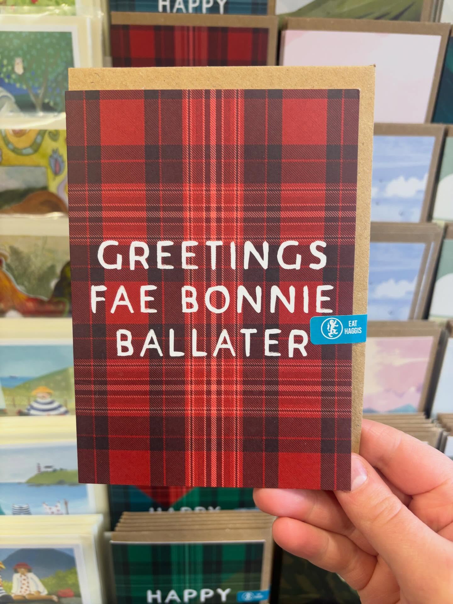 Our new lovely tartan cards from @eathaggis ๐ด๓ ง๓ ข๓ ณ๓ ฃ๓ ด๓ ฟ Blank for your own message โ๏ธ