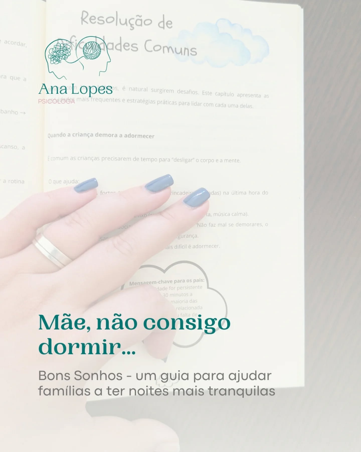 🌙 “Mãe, eu não consigo dormir…”
Se já ouviste isto lá em casa, sabes como a hora de deitar pode transformar-se num verdadeiro desafio.
Mesmo quando existe rotina, muitas crianças demoram a “desligar” o corpo e a mente depois de um dia cheio de estímulos.
E não… isso não significa que estejas a fazer algo errado.
No meu livro partilho ferramentas práticas para pais, pensadas para ajudar em situações reais do dia a dia, como quando a criança demora a adormecer.
✨ Vais encontrar:
• estratégias simples e baseadas na psicologia
• explicações claras sobre o comportamento das crianças
• orientações que ajudam os pais a agir com mais confiança
Porque muitas vezes os pais não precisam de fazer mais.
Precisam apenas de ter as ferramentas certas.
📖 Este livro foi escrito para apoiar pais e cuidadores nos desafios reais da parentalidade.
💬 Diz-me nos comentários:
O teu filho adormece facilmente ou a hora de dormir é uma luta?
#parentalidade #psicologiainfantil #paisefilhos #educacaopositiva #rotinadosono