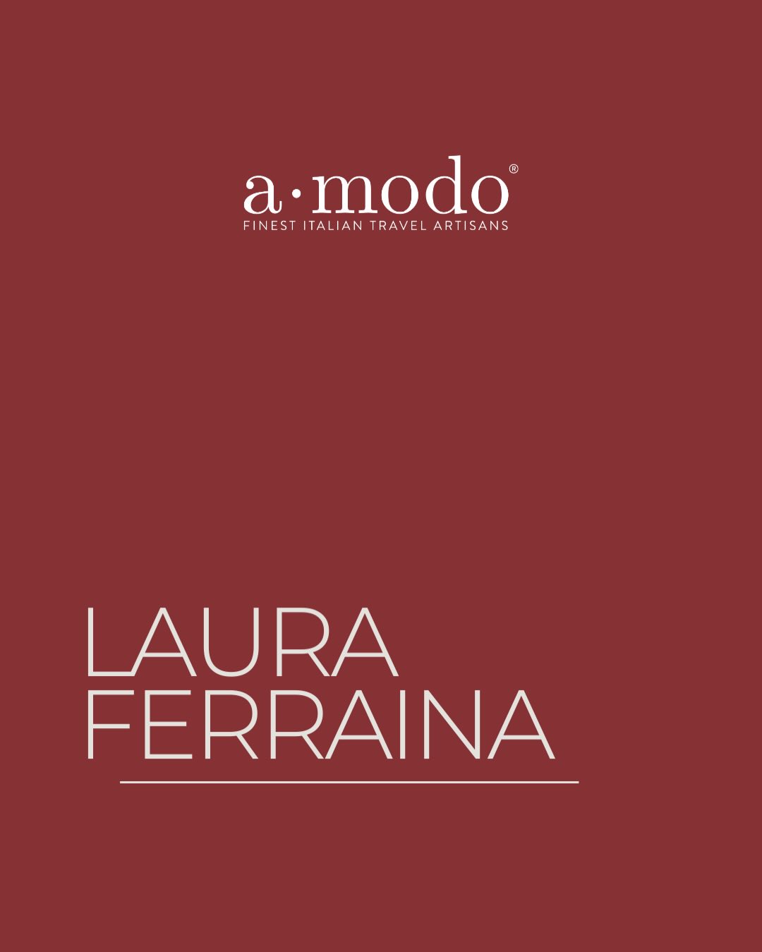Meet Laura: Co-Founder & Head of Operations
@amodo_fita #wedoittherightway #wedoitamodo #amodoitalia #dmcitalia #dmcitaly