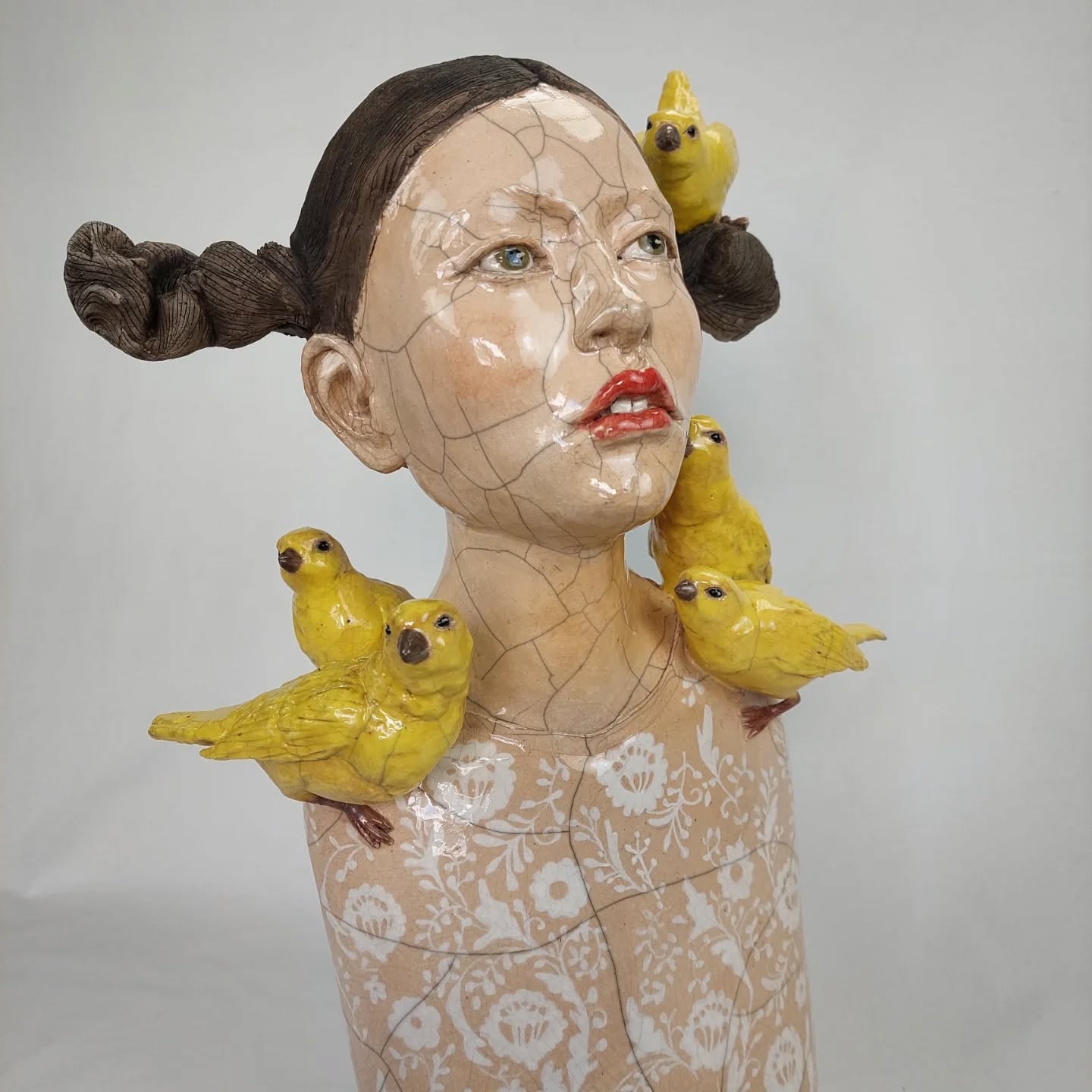 Perchoir.
Cuisson raku, hauteur 40 cm env, pièce unique.
#sculptureceramique #raku #artclay ##artceramique #sculpturecontemporaine