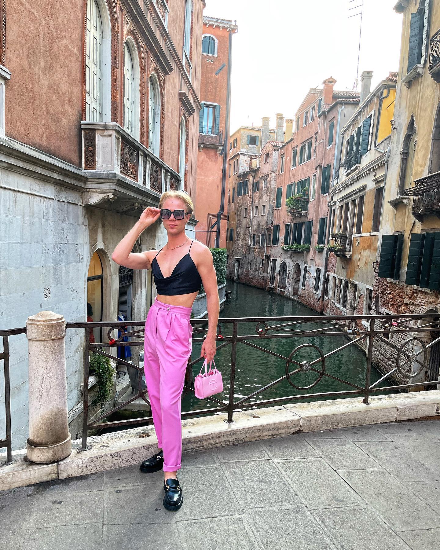 Out here breaking necks in Venice