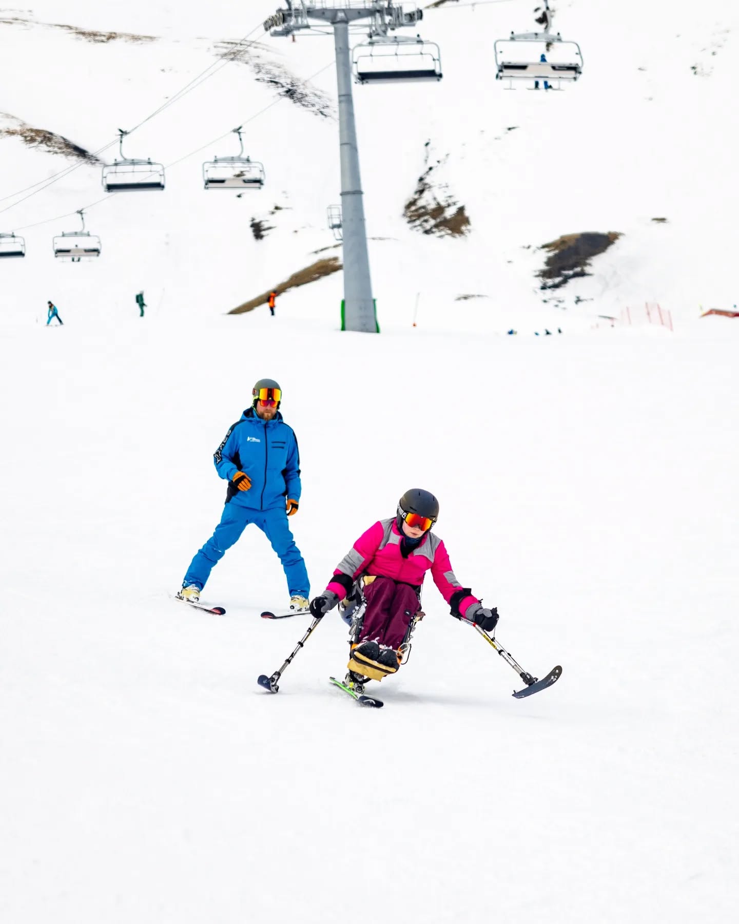 More photo highlights from a fantastic week with @disabilitysnowsportuk in @palarinsalandorra earlier this month, capturing images of the third holiday week in 2024 - part of their six week winter activity programme in the Pyrenees.
With fresh snow on arrival, followed by several bluebird days before a another big dump of new snow at the end of the week; there was a great variety of weather for the members to experience and test their skills in differing conditions - with huge progression amongst everyone in the group.
📸 @cameronhallcreative /@holmlands
#disabilitysnowsportuk #disabilitysnowsport #dsuk #adaptivesnowsport #adaptivesnowsports #adaptiveskiing #sitskiing #sitski #monoski #monoskiing #biski #adaptivesport #skiing #arinsal #andorra #skiphotography #adventurephotography #photoshoot #photography #holmlands