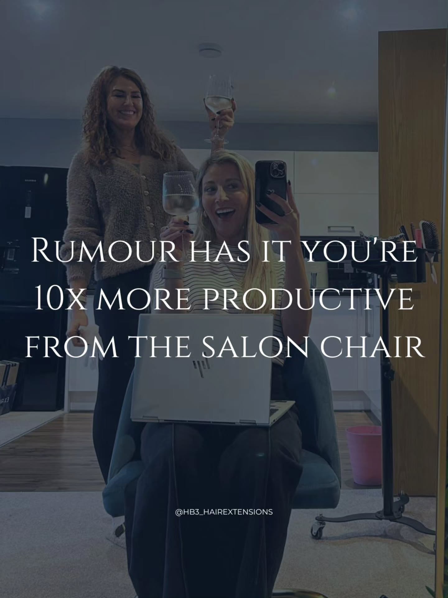 And 15x more productive when you add a wine 😏😛