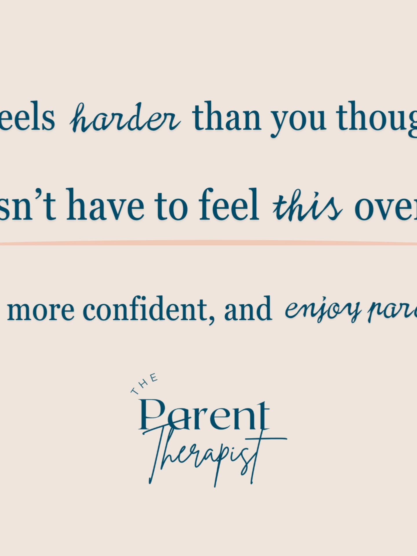 Parenting is hard.
But it shouldn’t leave you feeling constantly overwhelmed, resentful, exhausted or like you’ve lost yourself.
In my work as a therapist, I help parents understand why parenting can feel so heavy, and how to start shifting that experience.
If you're an overwhelmed parent looking for more calm, confidence and enjoyment in family life, you're in the right place.