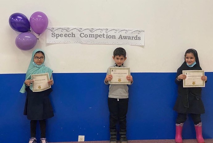 ⭐️ Well done to @alifcanada Grade 1 & 2 Speech Competition prize winners! They delivered speeches on the theme of freedom and wowed the judges with their confidence. ⭐️