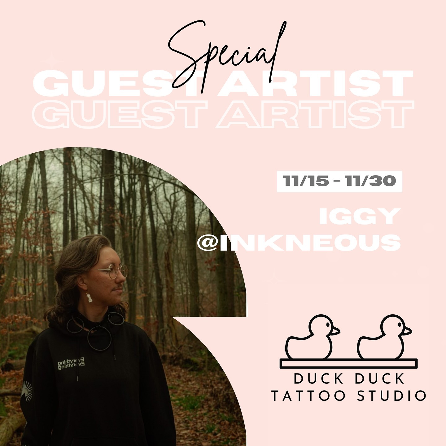 We are soooo excited to announce our first guest artist at the studio (and a little late 😅 opening a new studio is a lot of work!). Please help us warmly welcome Iggy @inkneous 😍🎉
Iggy is a trans and queer tattooer specializing in black and grey fineline. They love tattooing insects, florals, animals, and dainty things.
Be sure to follow them and book them for some awesome fine line work 🤩
Iggy’s photo by @zil.visuals