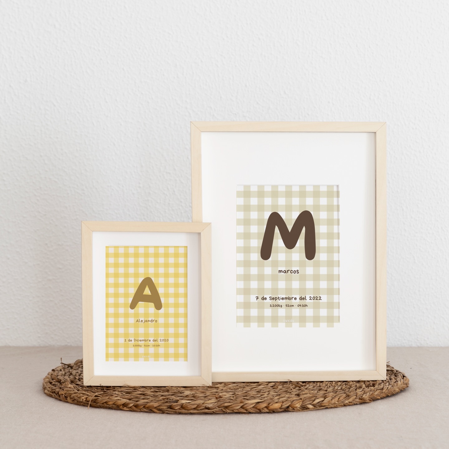 ✨ Láminas natalicias personalizadas ✨
Nombre, fecha, hora, peso y medida de nacimiento convertidos en una ilustración única para recordar el día más especial🤍
Un regalo original para bebé, perfecto para decoración infantil y recuerdos de nacimiento.
📩 Encargos por DM o 694231381
#laminanatalicia #ilustracionpersonalizada #regalobebe #nacimiento #decoracioninfantil