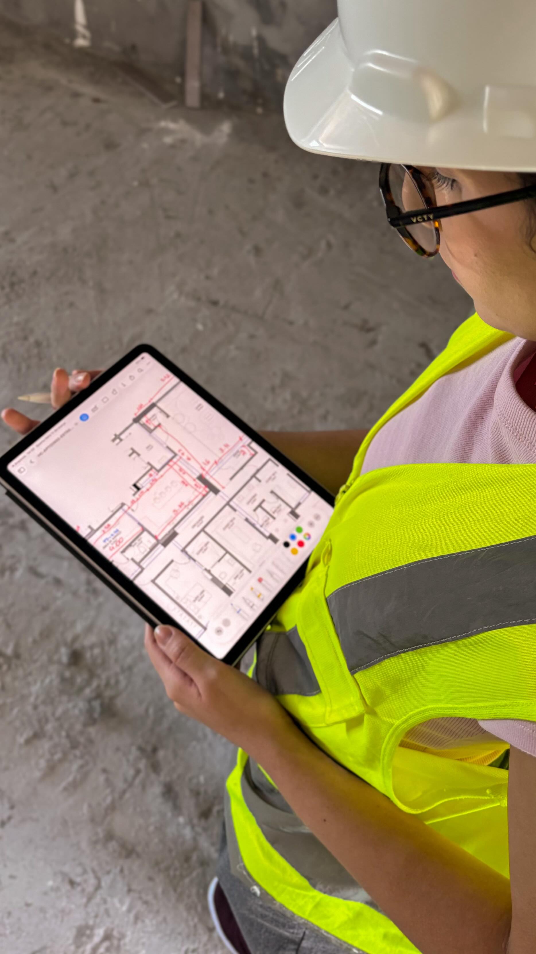 Obra em andamento, ideias tomando forma.