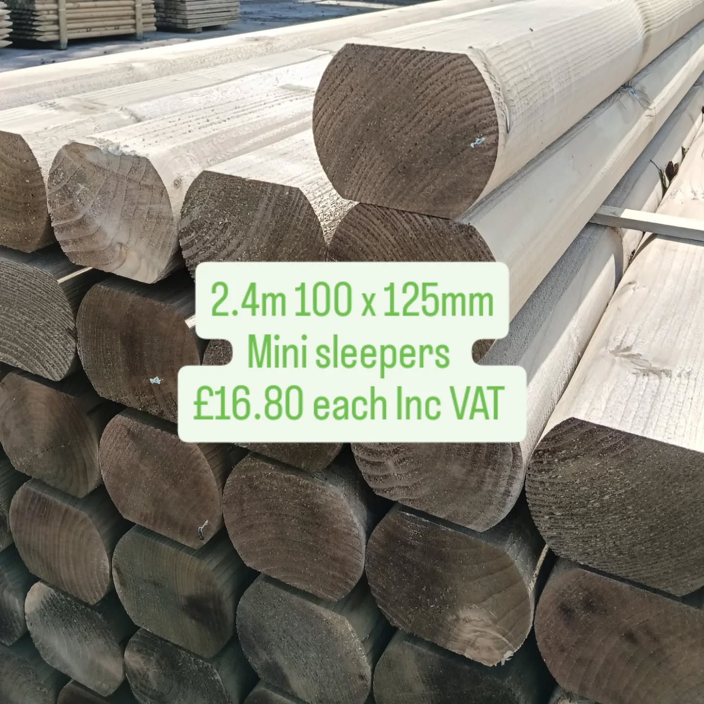 Blewets Timber Ltd Spring Sale🌷!
2.4m 100 x 125mm mini sleepers ideal for your upcoming garden projects.
Available for collection now or take advantage of our free delivery service🚚.
📞01284 728981
💻Info@blewets.com
💻www.blewets.com
#blewetstimber
#freedelivery
#fencing
#sleepers