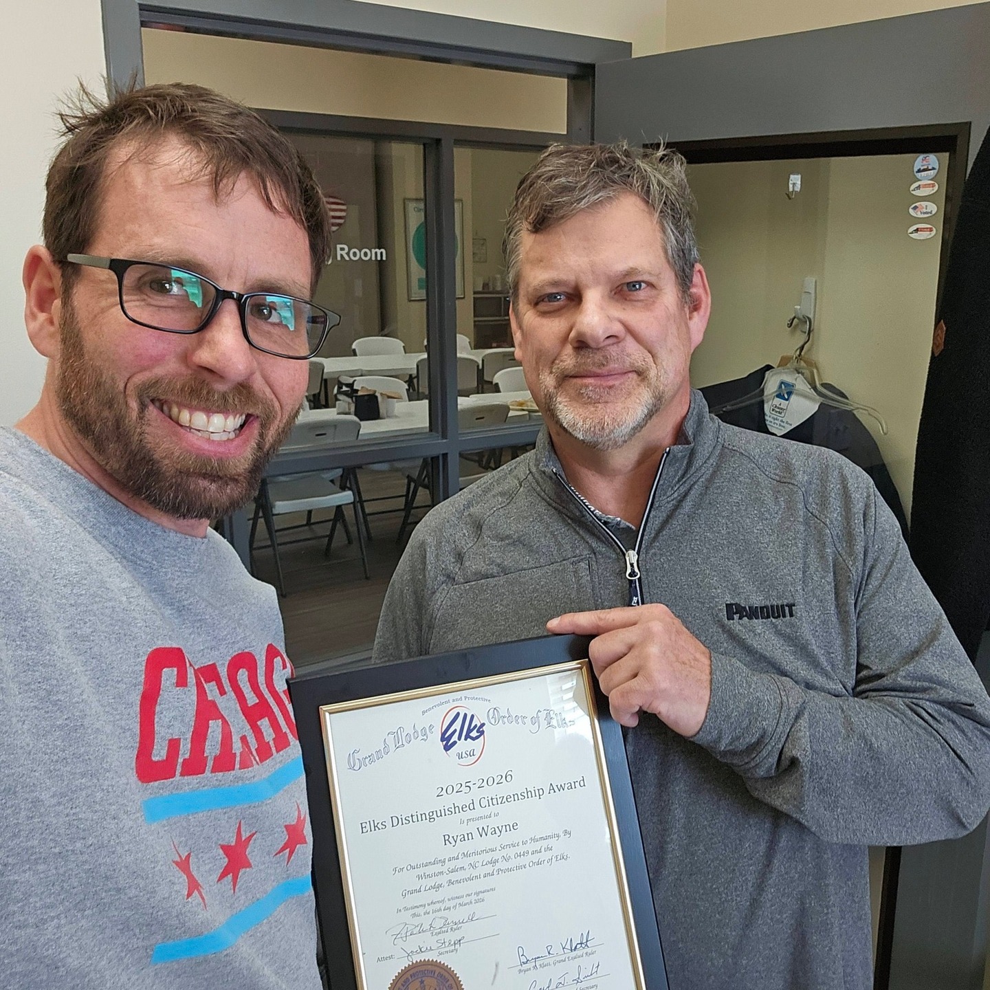 Congratulations to Ryan Wayne, Operations Director of Veterans Helping Veterans Heal. He received the Distinguished Citizenship Award from Elks Lodge 449. ANCHOR is proud of the services we provide to veterans through VHVH, and we are proud of Ryan for this achievement and for his career of service to our nation, to veterans, and to our community. 👏
