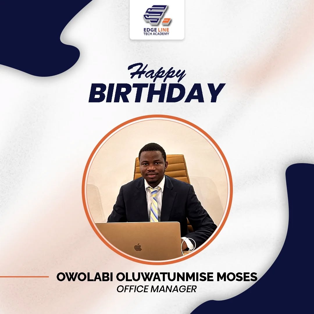 Happy birthday, Moses🎂.
Today, we celebrate not just your new age but the value, dedication, and positive energy you bring to the team every day.
Your commitment to your responsibilities and your willingness to grow do not go unnoticed.
As you step into this new year, may it bring you greater opportunities, fresh inspiration, good health, and outstanding achievements - both professionally and personally.
We’re grateful to have you on the team, and we look forward to seeing you thrive even more in the coming year.
Enjoy your special day! 🍾🍾