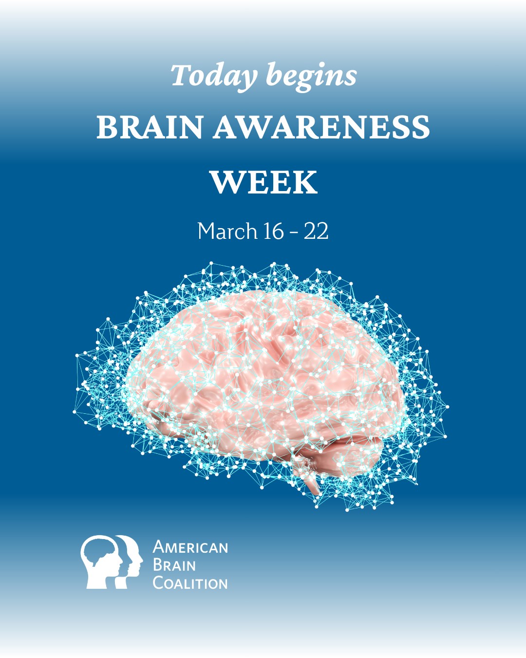 The American Brain Coalition proudly celebrates Brain Awareness Week—spreading knowledge, sparking conversations, and supporting brain health for all! #BrainAwarenessWeek #BrainHealth
