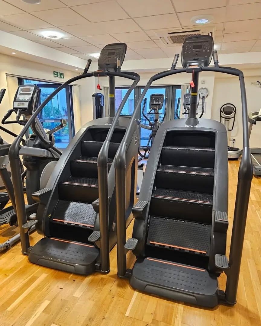 A couple brand new Future Elite Stepmills now in the Gym! 🙂 #Malvern #Worcestershire #Stepmill #Gym