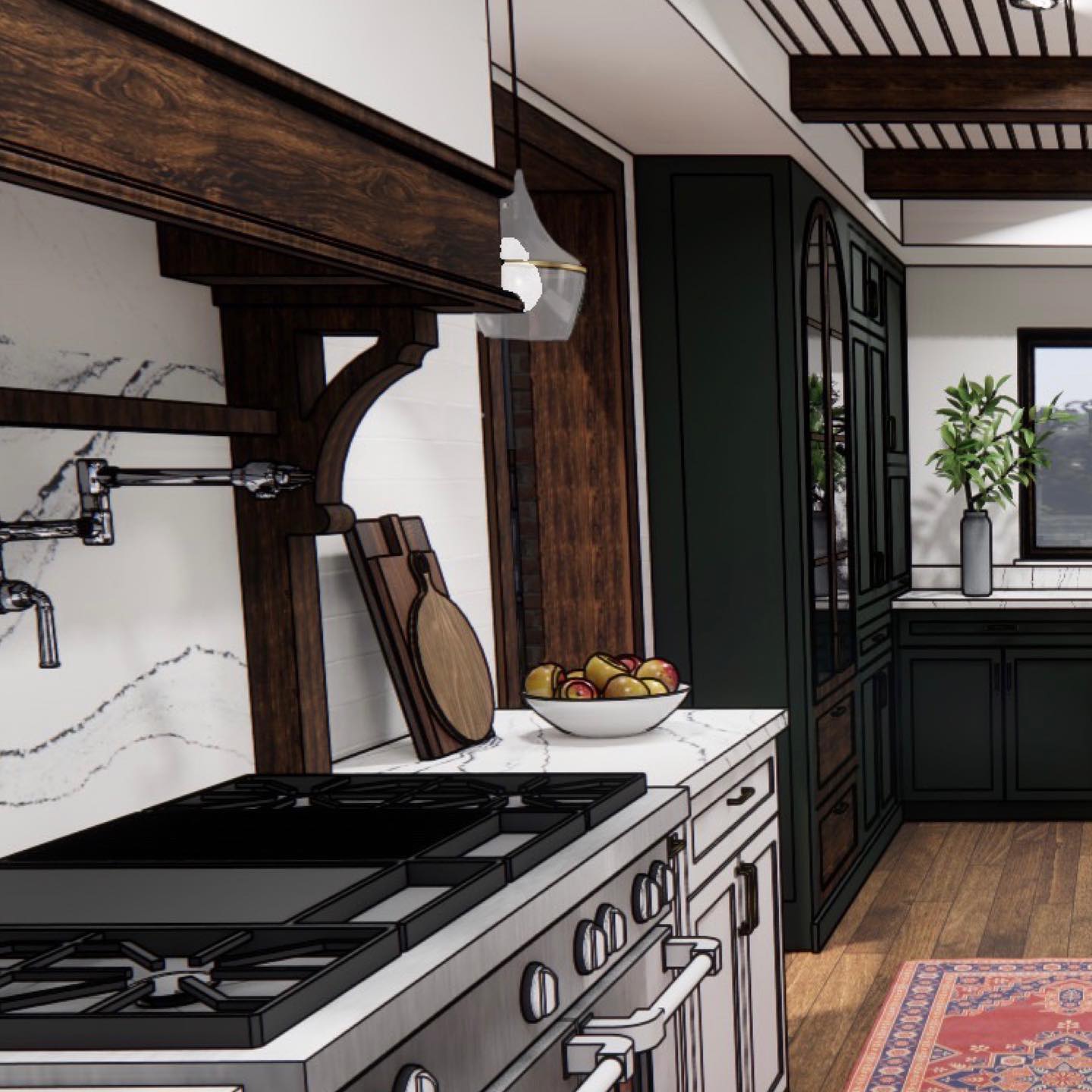 More renderings to come to catch everyone up on the projects I’ve worked on for the past two years.
This shouldn’t make sense in comparison to the last rendering-I mirrored the images so the first in the carousel would be the nicer one.