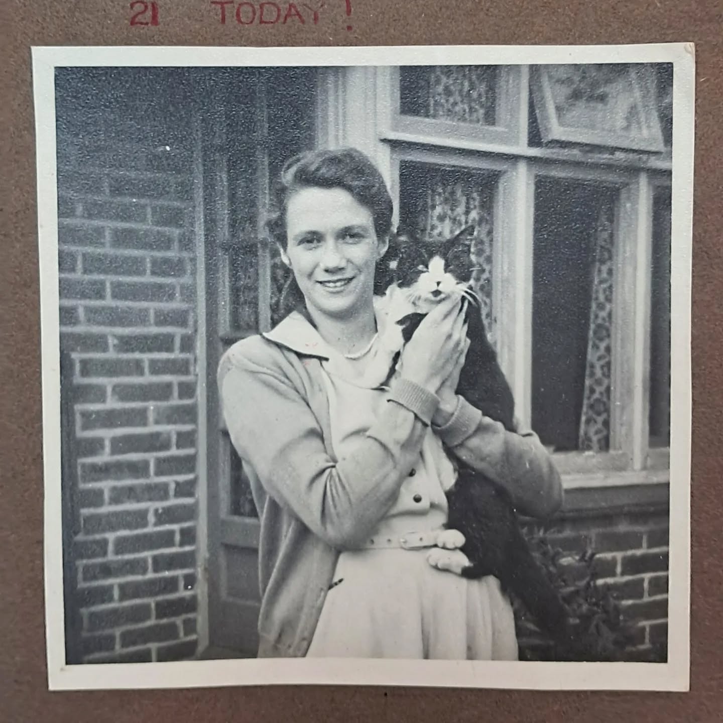 Our Mum Suzanne on her 21st birthday... married for 2 years to Wilfred our Dad.