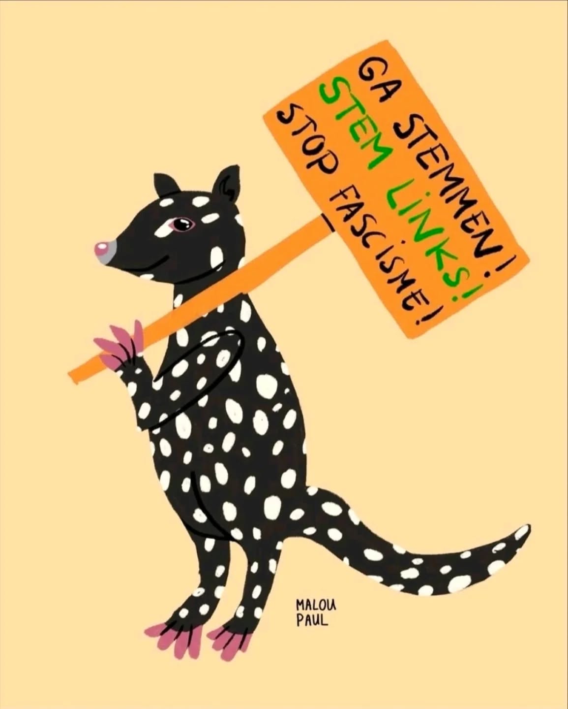 Vergeet niet te gaan stemmen morgen!
#gemeenteraadsverkiezingen2026 #stemlinks #stopfascisme #alphenaandenrijn #stemrecht