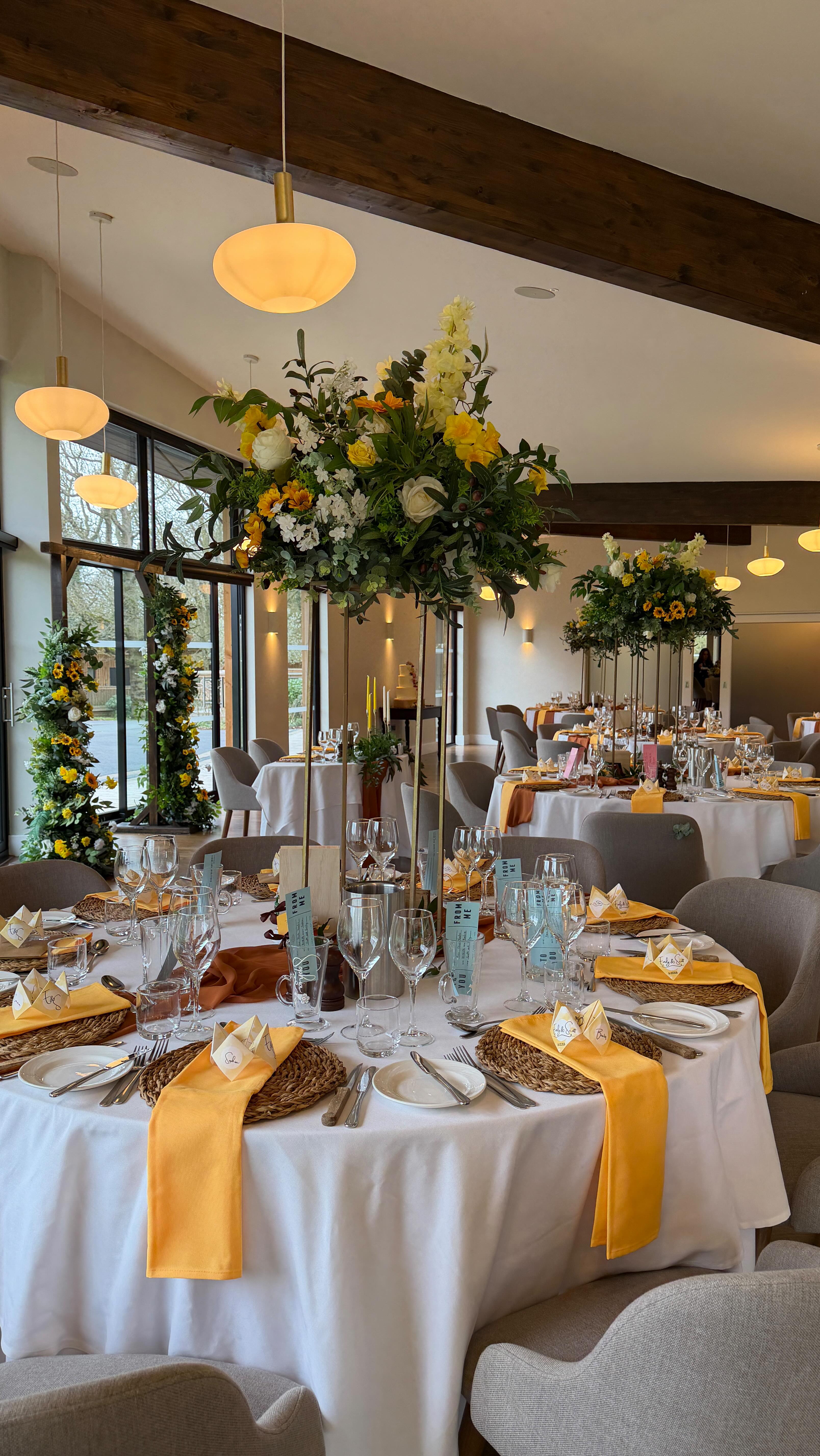 🌿 SPRING HAS SPRUNG 🌿
Spring magic at the beautiful Hothorpe Woodlands today for Emily & Scott 💛
The couple chose our budget-friendly Essentials styling package, which proves you don’t need a huge budget to create something really special.
Think gorgeous yellow daffodils, burnt orange fabrics and cheerful sunflowers bringing all the spring vibes to their woodland wedding 🌼✨
Even better? When you book this package at Hothorpe Woodlands (and a few of our other partner venues) a little discount is included because we’re proud recommended suppliers! (DM me to find out more).
Beautiful couple, beautiful venue, and the happiest spring colour palette 🌞
#HothorpeWoodlands #SpringWedding #WeddingStyling #UKWeddingStylist #DaffodilWedding