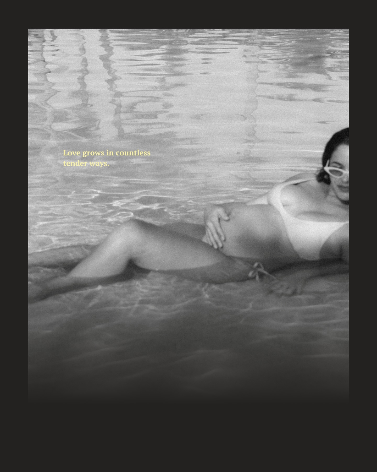 Love grows in countless tender ways. ✨🤍