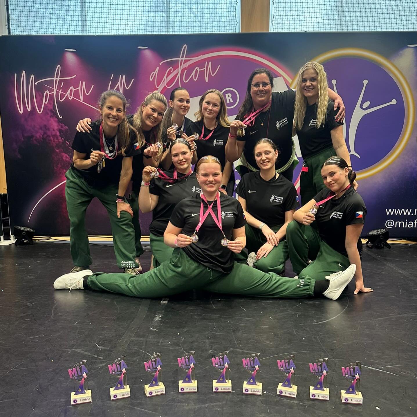 Trenérská crew Akademie sportu Liberec v plném nasazení! 🔥🤸🏼♀️❤️