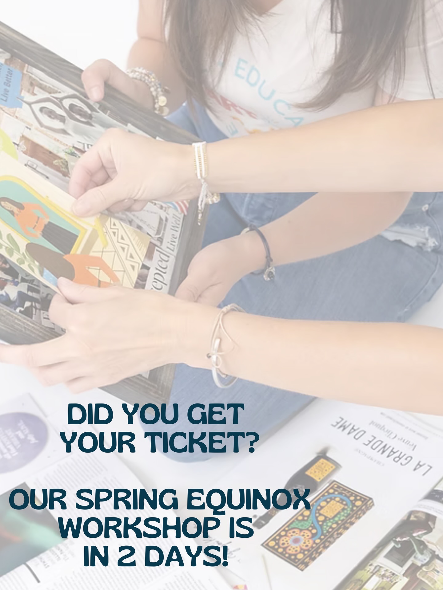 The countdown begins! JUST TWO DAYS AWAY! Get ready for Spring Equinox: a night of art, intention, and real talk about social media – and how to make it your superpower!
Link is in our bio to secure your spot ✨🤍