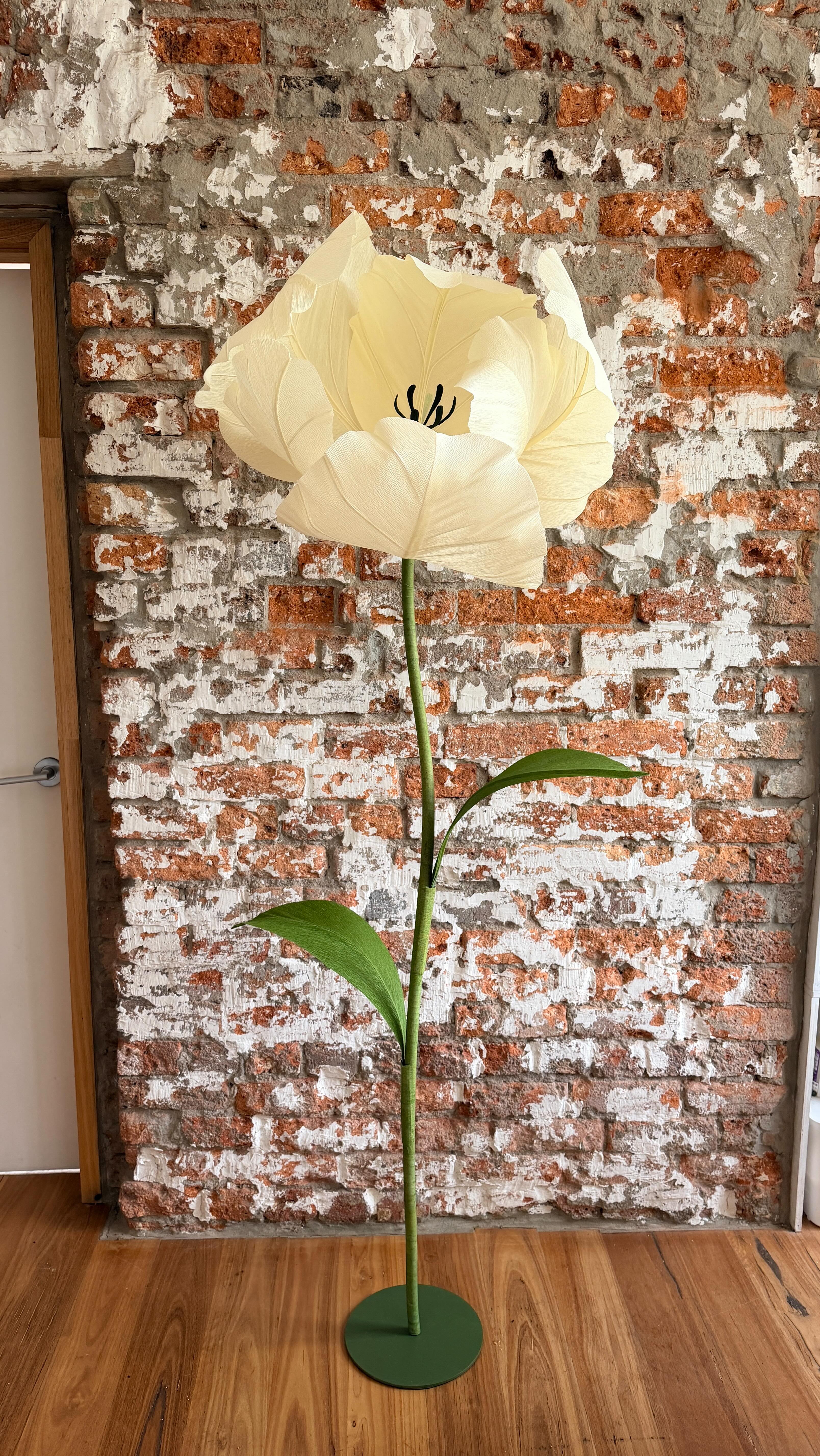 Introducing our Giant Cream Tulip 🤍
Part of our new pastel whimsical collection…
coming very soon.
#giantpaperflowers #floritastudio #crepepaperflower #floritastudio