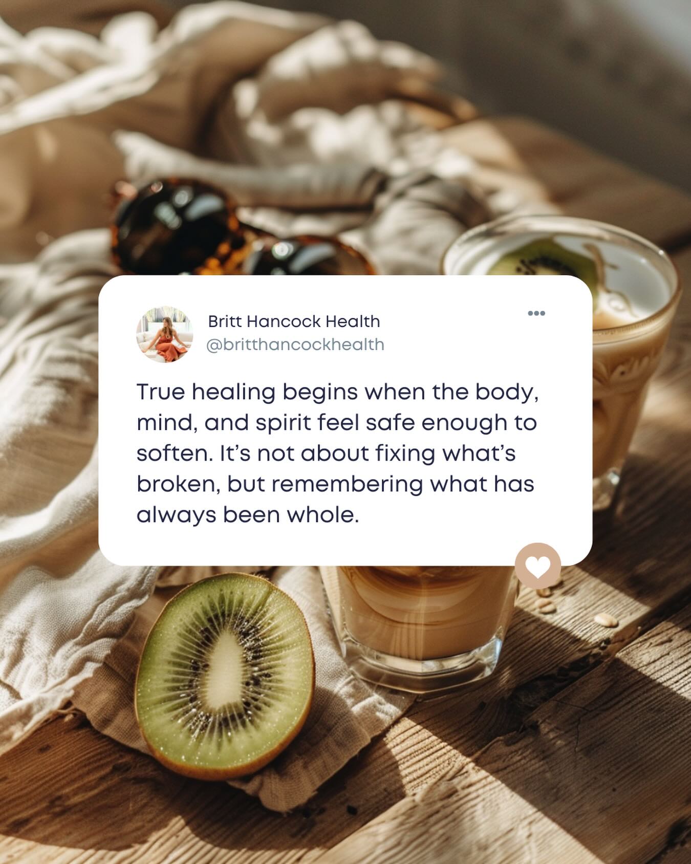 Comment HEAL if you’re ready to feel safe in your body again 🤍
If your body doesn’t feel safe, it won’t heal.
You can eat perfectly, take all the supplements, follow every protocol…
but if your nervous system is still in stress, the body stays guarded.
Healing starts when things soften.
When your body feels safe enough to digest properly,
to balance hormones,
to actually respond to what you’re giving it.
This is the piece most people miss.
If you feel like you’ve tried everything and you’re still stuck…
this is where we start.
DM me or comment HEAL and I’ll guide you 💫
#MelbourneNaturopath #GutHealthMelbourne #HormoneBalance #HolisticHealing