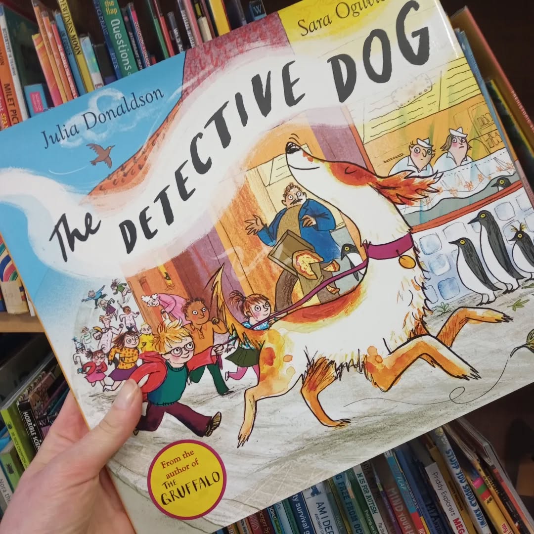 Picked up this brilliant celebration of libraries and their absolute necessity on my shift in my local community run library this morning - easily my favourite Julia Donaldson! It's a joy to read!