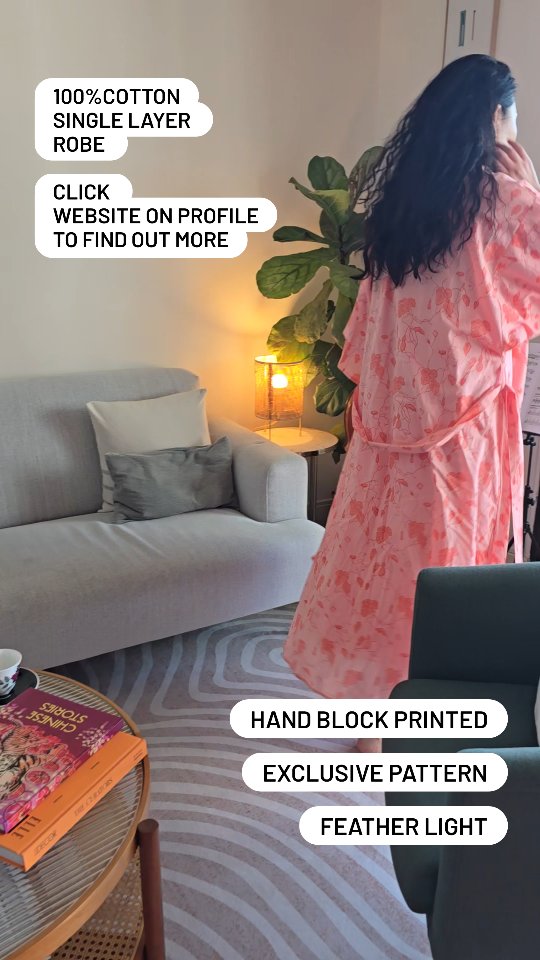 #handblockprinted #robe #100%cotton #exclusivepattern #featherlight
