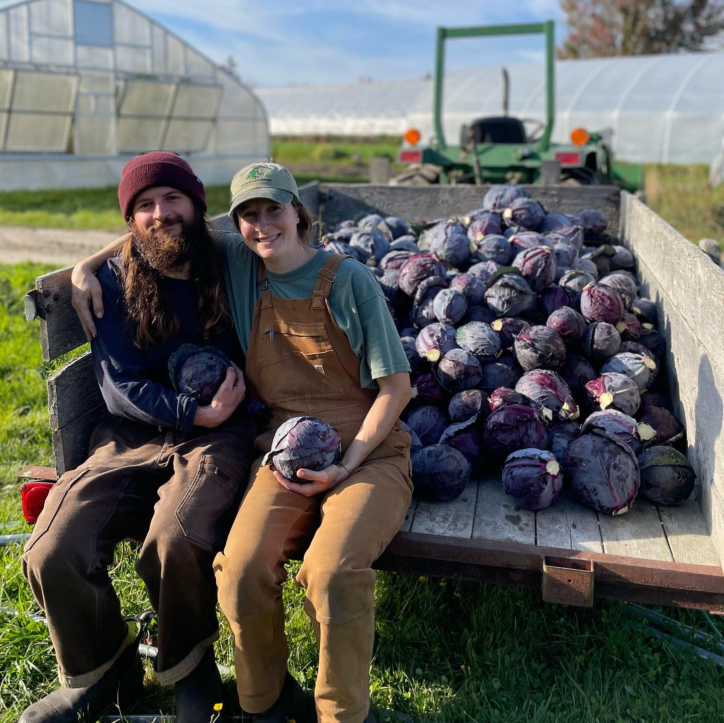 Under their care, Eliot said “the farm has never looked better” - and the proof is in the pudding - a bumper crop of squash and onions, nary a weed in sight, and the introduction of new varieties and restaurant accounts. Now they’re off on their next adventure, running @stonewoodny 🥹 It wont be the same here without Jeremy DJing the tunes & trying to get his hands on all the veggie zines, and Sam bringing all the laughs & priceless facial expressions. Both have showed what it means to sit back and lean into being steward of the land! Good luck Sam & Jeremy!