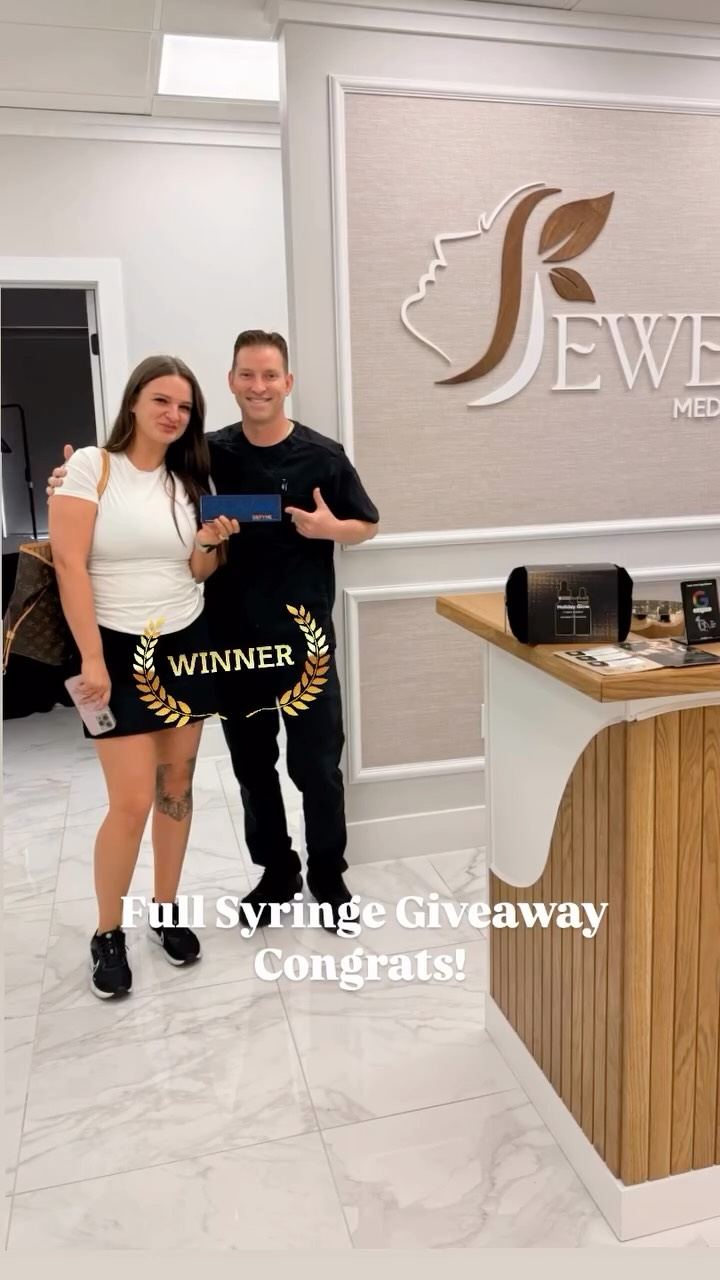 🎉 WE HAVE A WINNER 🎉
Congrats to our Full Syringe Giveaway winner! 💉✨
Thank you to everyone who entered — we loved seeing all the support and excitement.
Don’t worry if you didn’t win… another giveaway may be coming sooner than you think 👀
👇 COMMENT below if you want us to do another one!
#medspa #injectables #naplesflorida #aestheticinjector #giveawaywinner