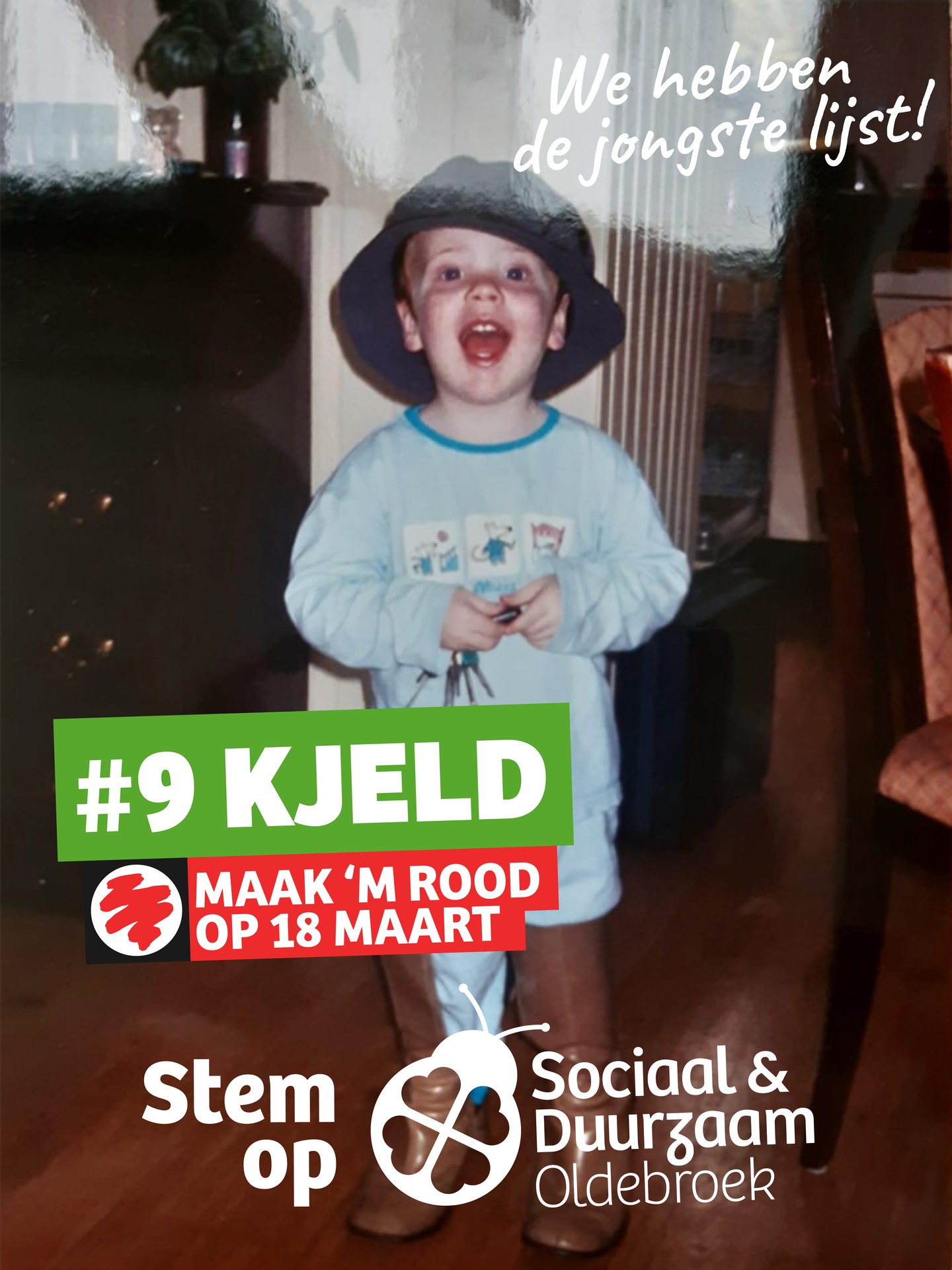 Op nummer 9 van onze lijst vinden we Kjeld Mooi 🧢
