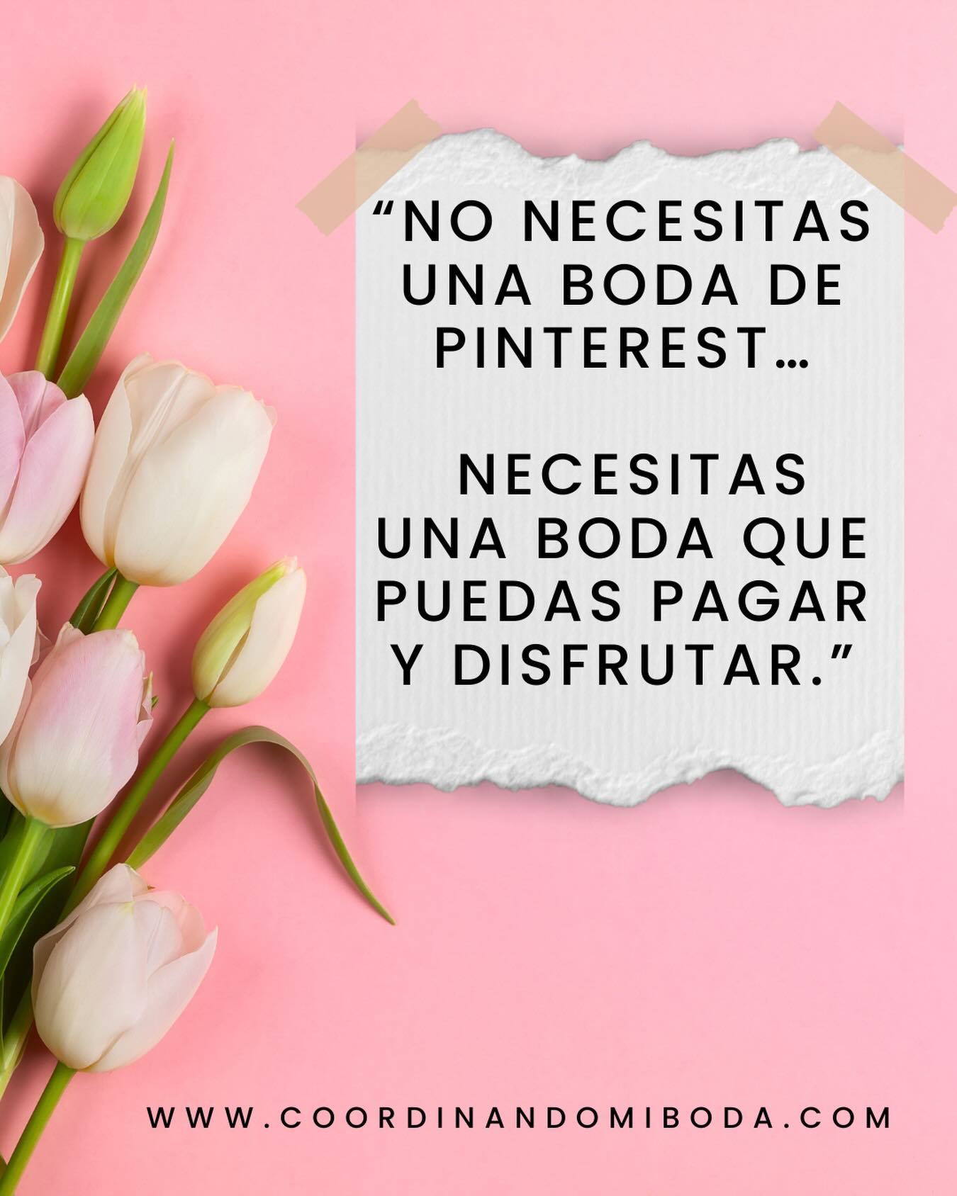 ¡Antes de guardar fotos de inspiración, establece el presupuesto para tu Boda!
Pinterest puede ser una herramienta increíble…
o una de las razones por las que muchas novias terminan fuera de presupuesto.
El problema no es inspirarte.
El problema es no entender cuánto cuesta lo que estás viendo.
Una boda no se construye copiando imágenes…
Se construye tomando decisiones inteligentes.
Antes de guardar ideas, define tu presupuesto.
Antes de elegir, prioriza.
Porque al final…
no se trata de que tu boda se vea perfecta,
se trata de que puedas vivirla sin estrés financiero.
“Una boda bien pensada vale más que una boda visualmente perfecta pero financieramente descontrolada.” #weddinginspiration #wedding #bodas #bridetobe