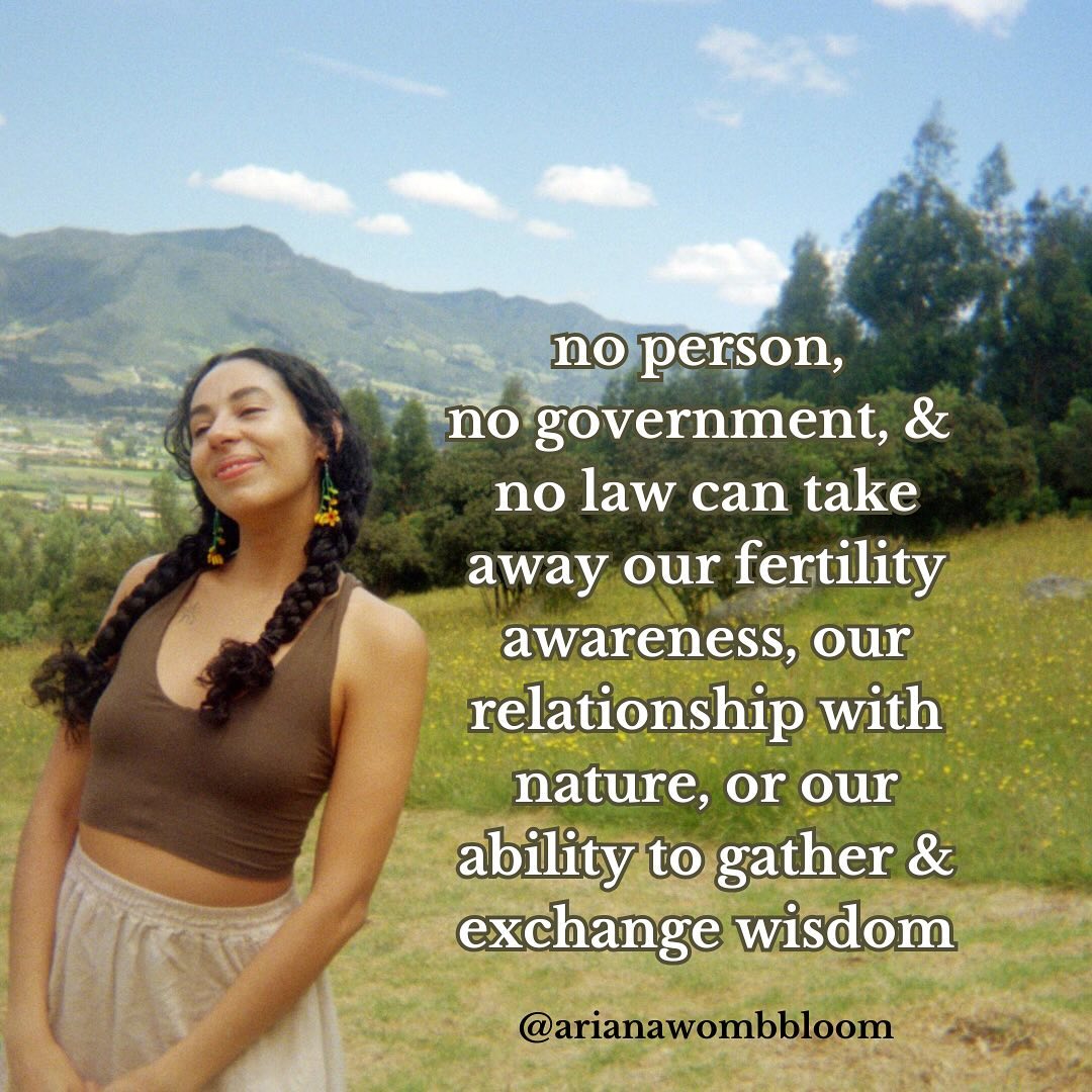 one of my deepest prayers is for us all to feel so connected to the rhythms of our cycle & our fertility that we inevitably foster inner freedom & safety within our own bodies regardless of the political landscape we inherit.
join me as we plant seeds of reproductive freedom by learning about our cycle, our signs of fertility, & the importance of radical self responsibility🍃
💫 link in bio 💫
#wombwellness #fertilityawareness #roevwade #womensrights #cycletracking