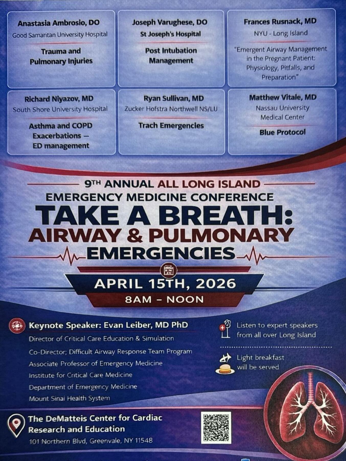 Big moment for the team 🙌
Our very own Dr. Joe Varughese is presenting at the Long Island Emergency Medicine Conference 🔥👏
Let’s go!! #EM #AirwayMasters