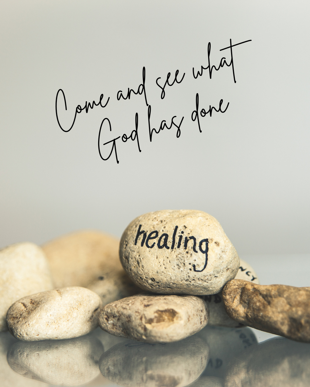 “I was blind, but now I see.” – John 9:25
Sometimes faith begins with a simple story of what God has done in our lives.