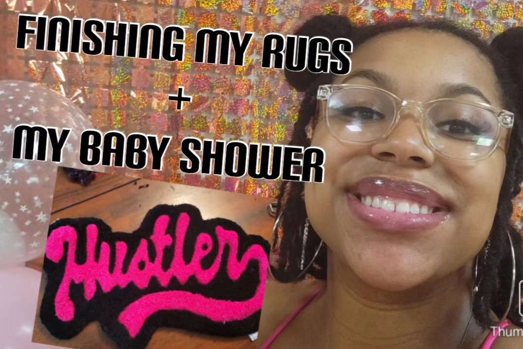I Posted again on YouTube!
I been made the content of me tufting the Pink "Pray" Praying rug! I'm finally done editing and I got it posted. So much has happened since I last posted. Mainly my Baby Shower and I feature that in this new video as well. It doesn't have everything about my baby shower that's a different video, but you gotta be Subscribed to know when that drops.
I've been posting every week as you can see below in the first picture. So I am trying to stay as consistent as I can while pregnant.
Check out my YouTube and become an active subscriber. There's a lot more to come. See you soon!
-
-Youtube Link in Bio
-
- #tufting #tuftingrug #bearrug #bear #rug #rugmaking #cocacola #rugdesign #pregnant #pregnantbelly #pregnancy #youtube #youtubevideos #youtuber #blackmade #blacktufter #custom #hustler #rugtufting #babyshower #babyshowergifts #explorepage #explore #art #textileart #tuftingwhilepregnant