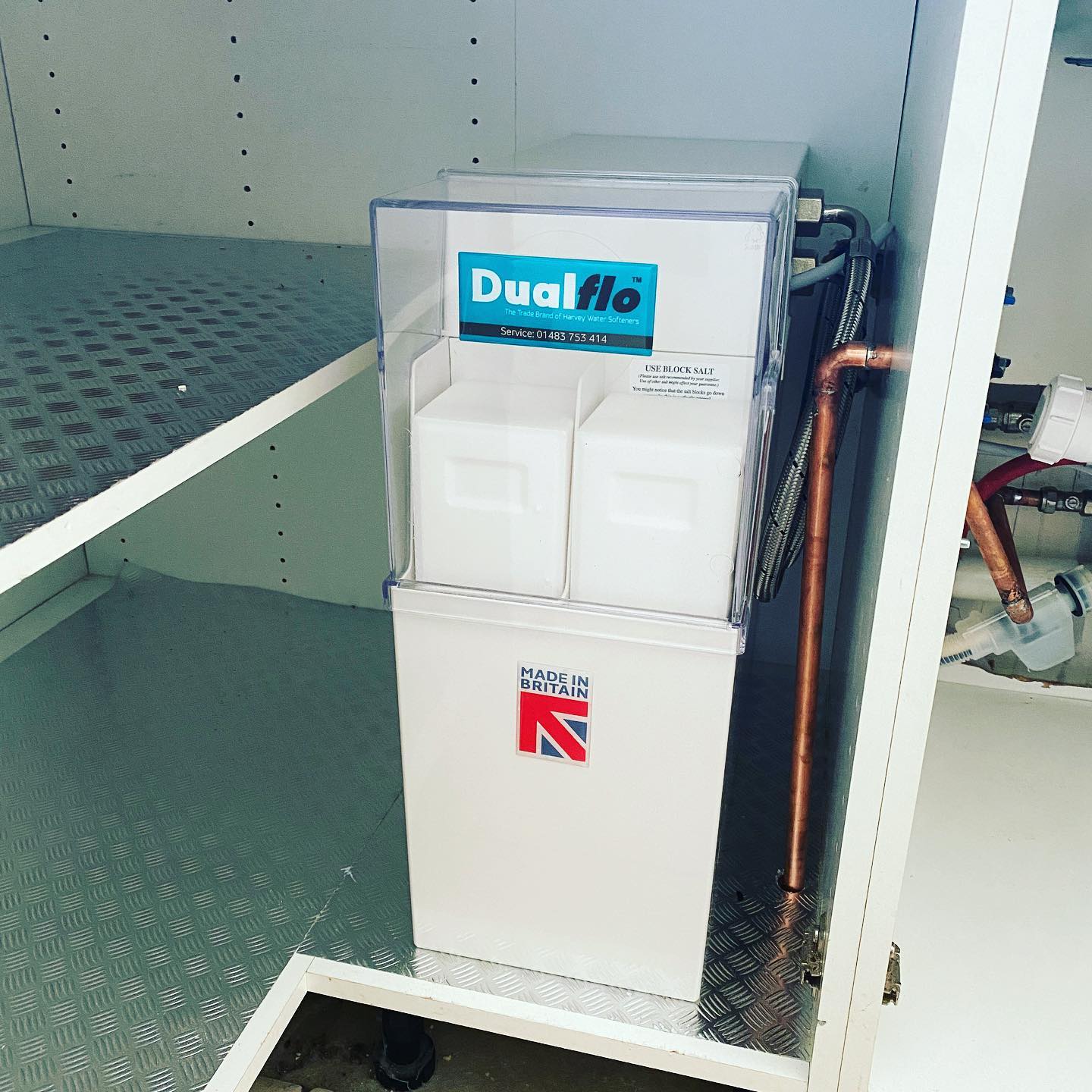 A new #blocksalt #watersoftener fitted today. In the south of England our water is very hard, which means it’s full of calcium, depositing lots of #limescale in our bathrooms, taps and toilets as well as the inside of all pipe work around our homes. Having a water softener fitted eliminates limescale, making cleaning a dream, clothes softer and your plumbing system healthier preventing costly repairs.
👉Follow @stembridgeplumbing 👋
👉Follow @stembridgeplumbing 👋
❤️Double tap❤️
❤️Double tap❤️
____________________________________
👉 Follow @stembridgeplumbing
👉 Follow @stembridgeplumbing
👉 Follow @stembridgeplumbing
____________________________________
👥 Tag a Friend
🛎 Turn on Post Notifications
👨💻 Save to Look at Later
____________________________________
#plumber #heatingengineer #heating #gas #gasengineer #hotwater #radiator #boiler #service #boilerservice #local #angmering #rustington #eastpreston #arundel #chichester #bognorregis #bathroom #bathroominstallation #gasman #dualflo #harveywatersofteners