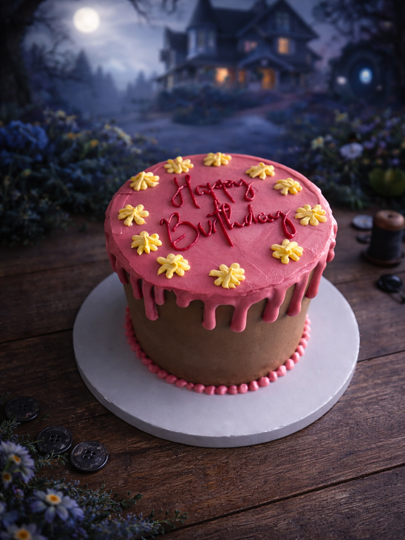 A little spooky, a little sweet ๐คโจ
This Coraline inspired birthday cake was so much fun to create. Pink drip, buttercream florals, and hand piped lettering to bring this dreamy slightly eerie theme to life.
#coralinecake #coralinebirthday #coralinetheme #spookycake #custombirthdaycake #pinkdripcake #buttercreamcake #birthdaycakeideas #cakesofinstagram #instacake #cakeartist #cakedesign #luxurycakes #customcakes #orlandobakery #davenportflorida #centralfloridabakery #orlandocakes #disneyarea #championsgatefl #davenportfl #celebrationcakes #birthdaycakeinspo #handmadecake #buttercreamart #smallbusinessbakery #sweettreatsbykaitandkay #supportlocalfl #floridabakery #customdesserts