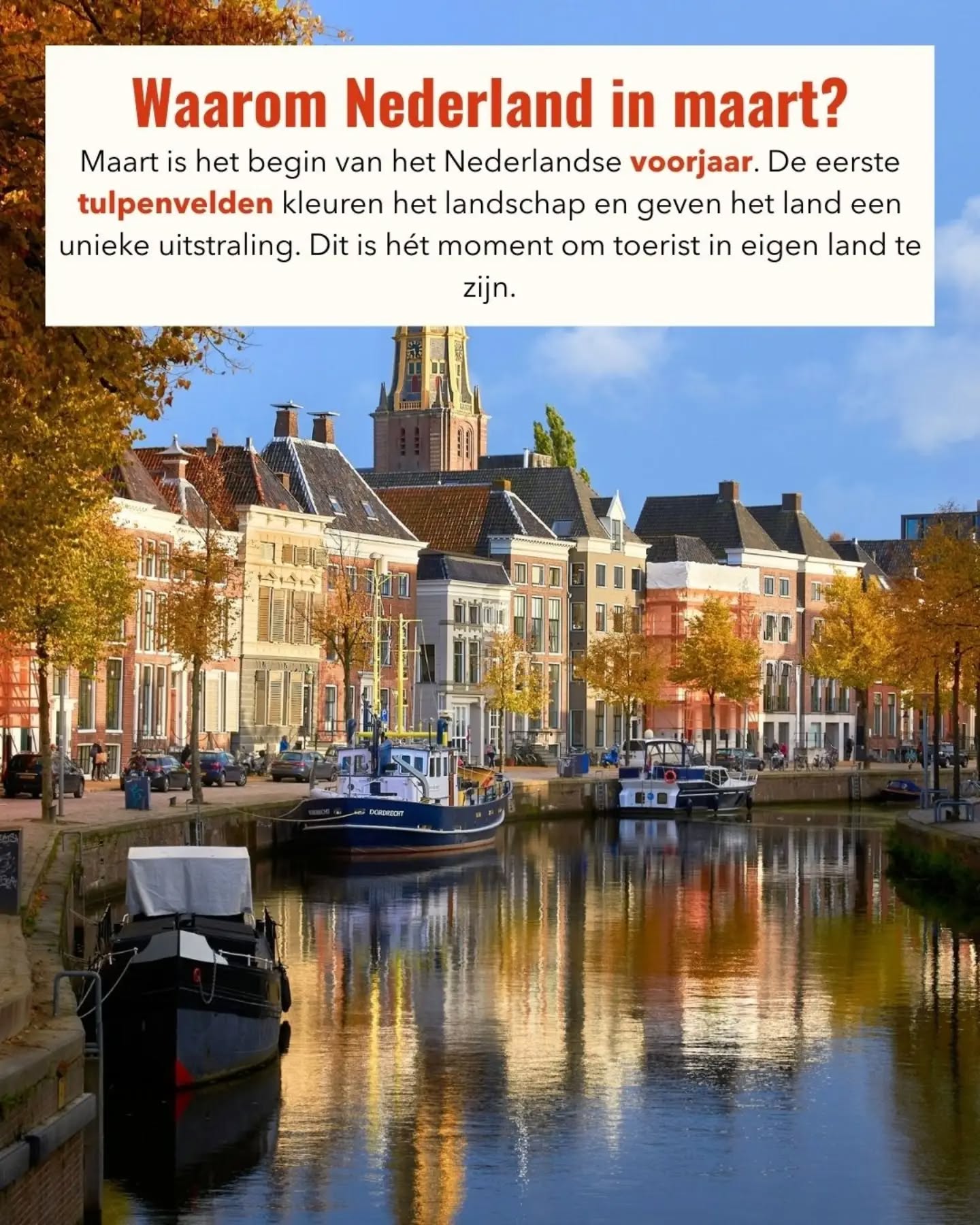 Toerist in eigen land zijn is misschien wel net zo leuk als in het buitenland. Zeg nou zelf, wanneer ben jij voor het laatst een bootje wezen varen in Giethoorn? 🚣
En er is misschien geen betere maand om je eigen achtertuin opnieuw te ontdekken dan in maart! Het weer wordt steeds mooier en de toeristen laten nog even op zich wachten 😎
Wil jij de beste tips om toerist in eigen land te zijn?
👉 Kijk op metthijsopreis.com
👉Volg voor meer reisinspiratie!
Ben jij al een keer wezen varen in Giethoorn? Laat het weten in de poll! 👇