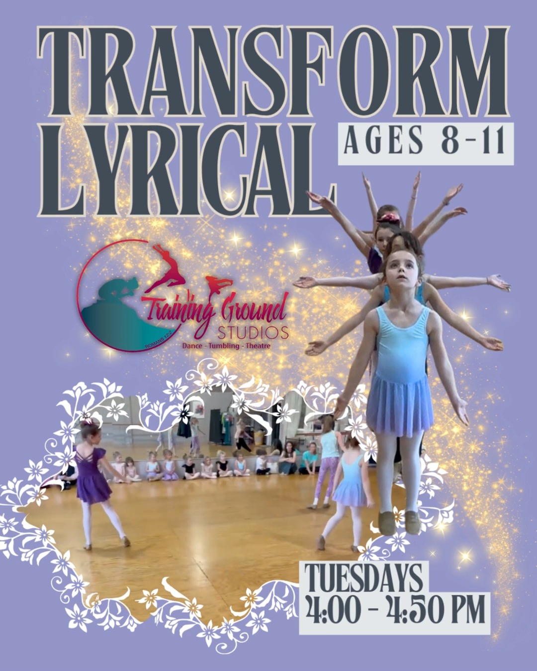 Transform Lyrical is the perfect class for dancers ages 8–11 who are ready to explore movement, emotion, and artistry. Through lyrical dance, students learn to connect strong technique with storytelling.
Because dance isn’t just steps — dance speaks. 💫
Check out all we have to offer!
https://www.traininggroundstudios.com
#tgs #inspiretransformrenew #dancespeaks #lyricaldance #glenrosetx
