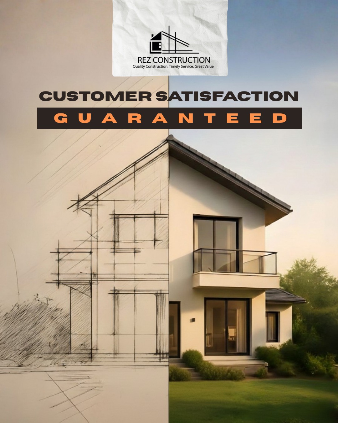Customer Satisfaction Guaranteed.
At Rez Construction, we take pride in delivering home remodeling and construction services that exceed expectations. Every project is managed with care, attention to detail and a focus on results you’ll love.
When you work with us, your satisfaction isn’t just a promise, it’s guaranteed.
#customersatisfaction
#homerenovation
#generalcontractor
#customhomes
#seattleremodel
#pnwconstruction
#qualitycraftsmanship
#trustedcontractor